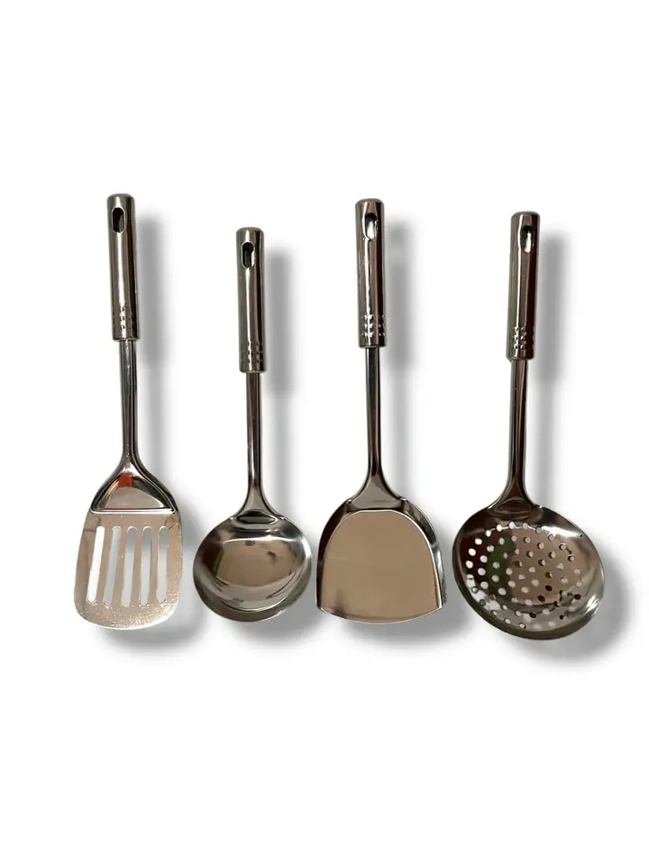 Set De Menage 4 Piezas De Acero Inox