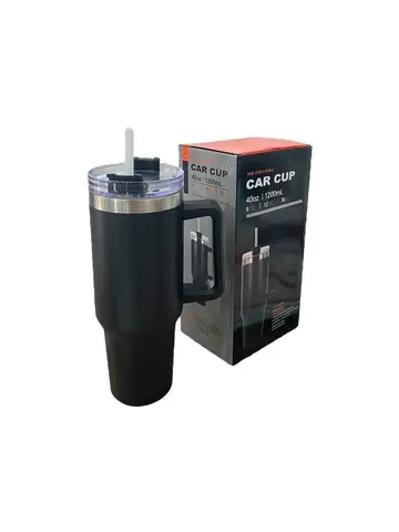 Vaso Térmico Trendy 1,2 Lts - Varios Colores - Con Tapa Y Sorbito