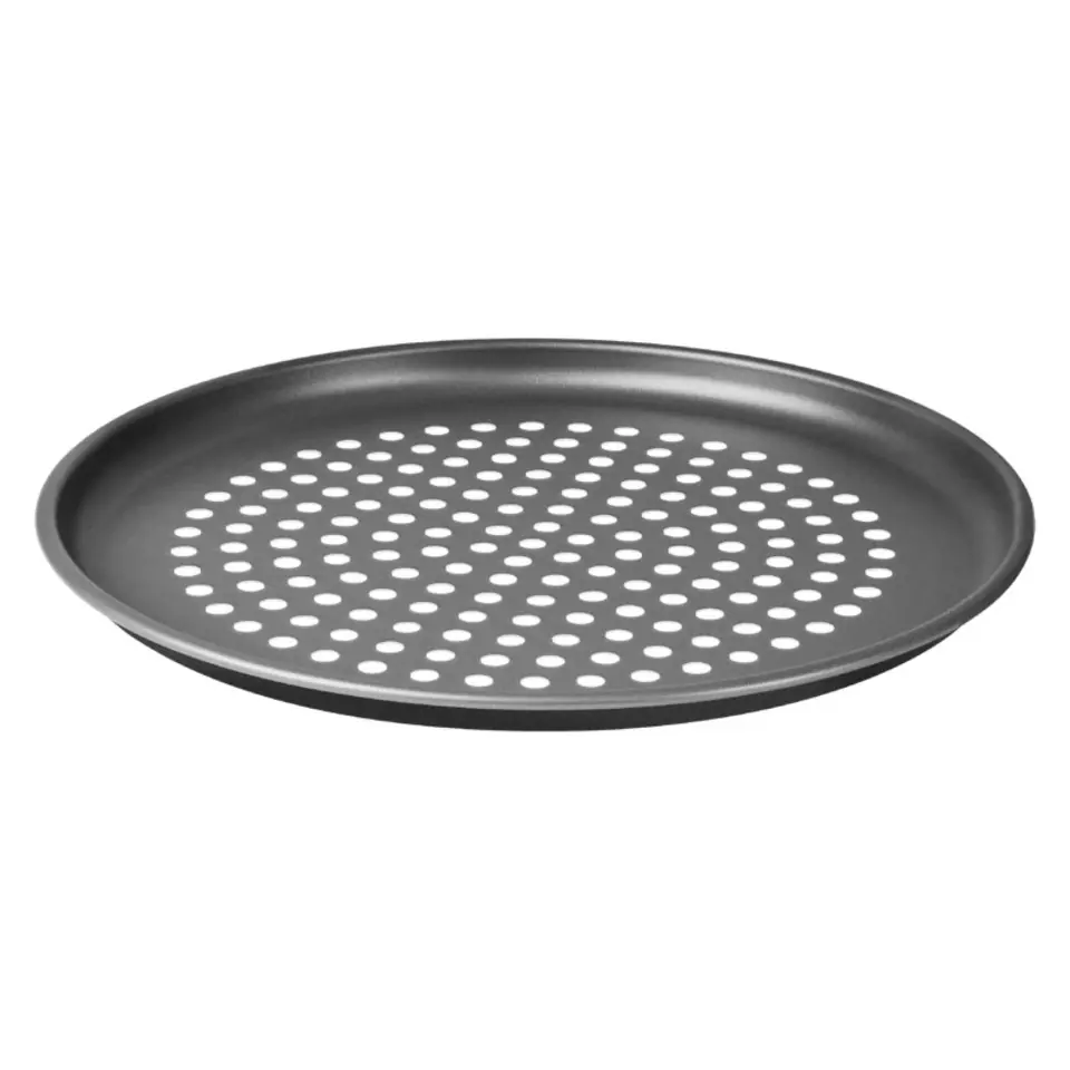 Asadera Pizzera Perforada 29cm Redonda Antiadherente