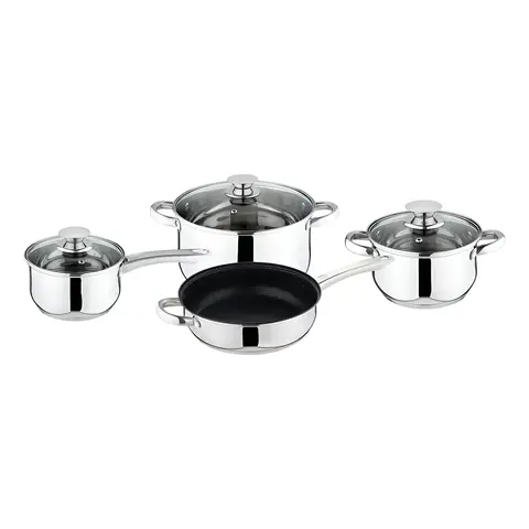 Batería de Cocina 7 Piezas Kaisa Villa Acero Inoxidable Inducción