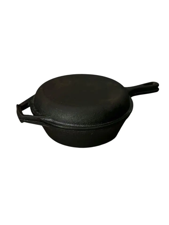 Horno Holandés De Hierro Fundido 3 En 1 - 23x11 Cm