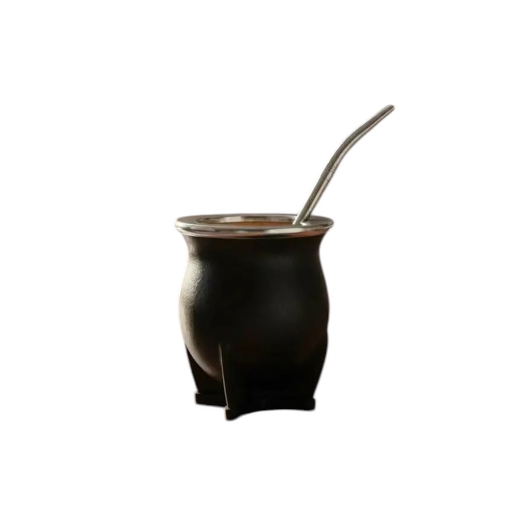 Mate Camionero Con Bombilla De Acero Inox
