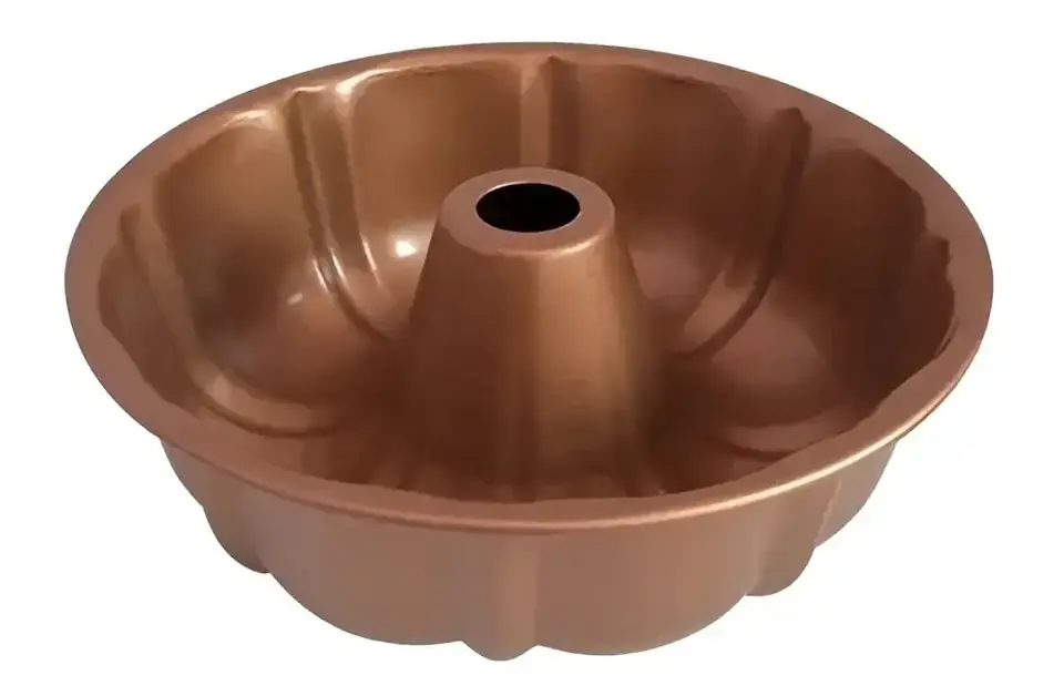 Molde Flanera / Budinera Hudson Antiadherente 25cm Color Cobre