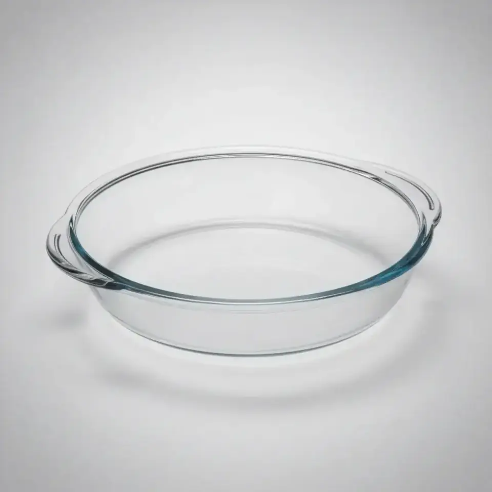 Fuente Redonda De Vidrio Templado Pyrex 2,4 Lts