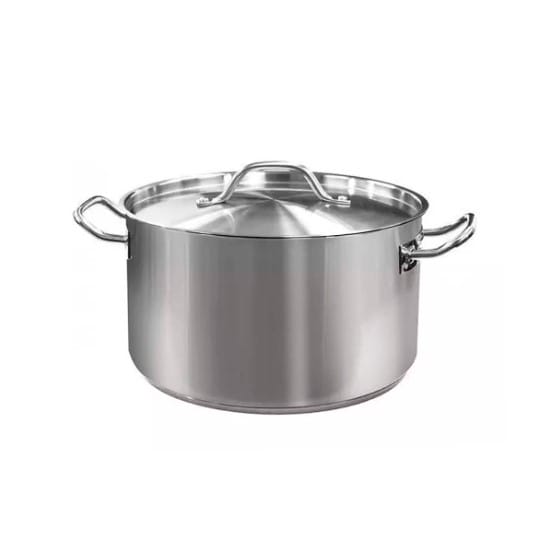 Olla Con Tapa D20cm H12cm - 100% Acero - Calidad Profesional