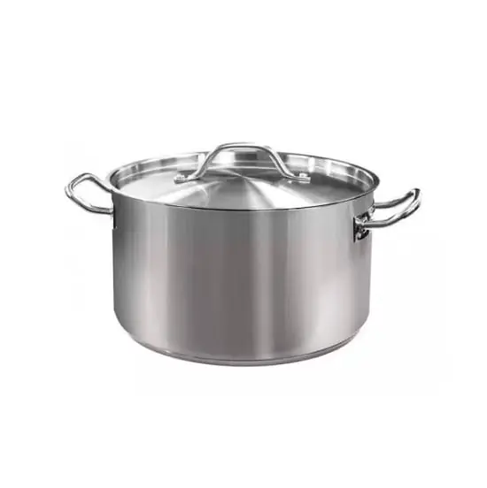 Olla Con Tapa D20cm H12cm - 100% Acero - Calidad Profesional