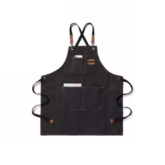 Delantal De Cocina Con Bolsillos - Poliester