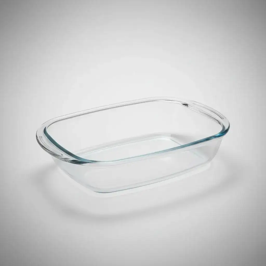 Fuente Rectangular De Vidrio Templado Pyrex 1,8 Lts