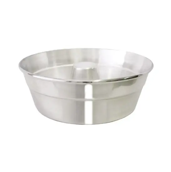 Molde Flanera/Budinera Con Tubo - De Aluminio - D20cm H8,5cm