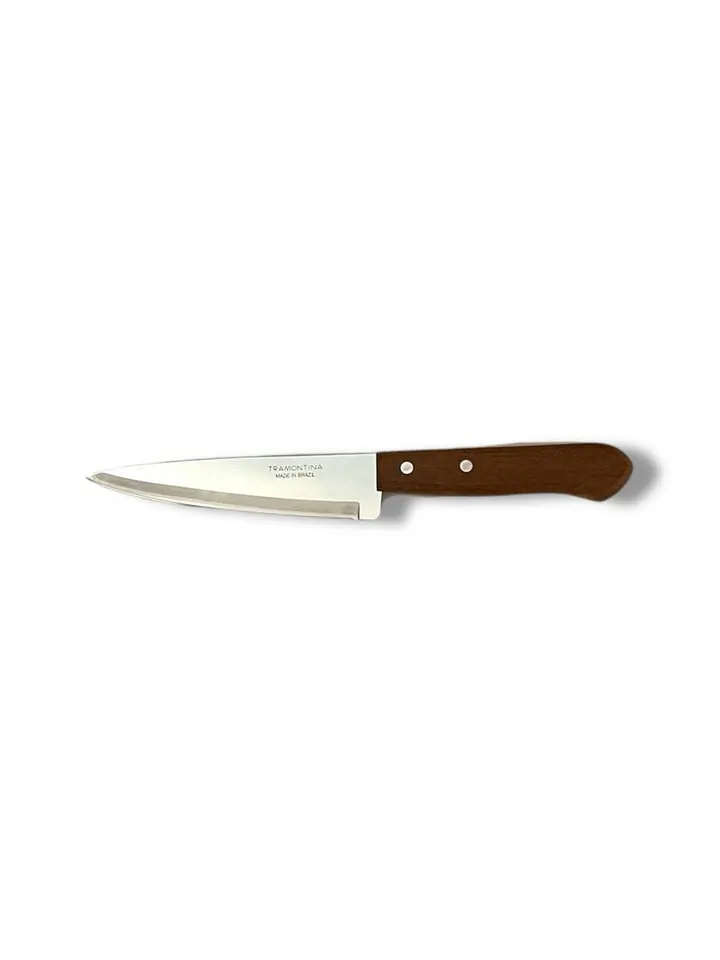 Cuchilla 6" Acero Inox - Mango De Madera- Tramontina Dynamic