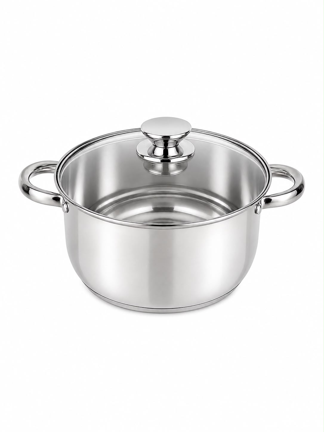 Olla De Acero 3,4 Lts - Triple Fondo Con Tapa - Kaisa Villa