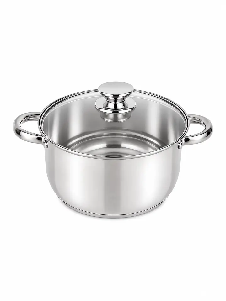 Olla De Acero 3,4 Lts - Triple Fondo Con Tapa - Kaisa Villa