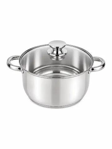 Olla De Acero 3,4 Lts - Triple Fondo Con Tapa - Kaisa Villa