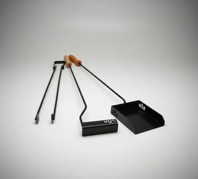 Kit Parrillero Negro - Pala, Atizador Y Pinza