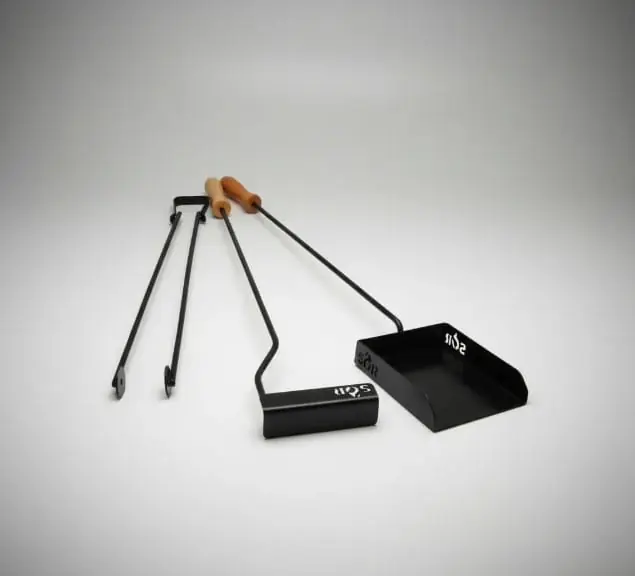 Kit Parrillero Negro - Pala, Atizador Y Pinza