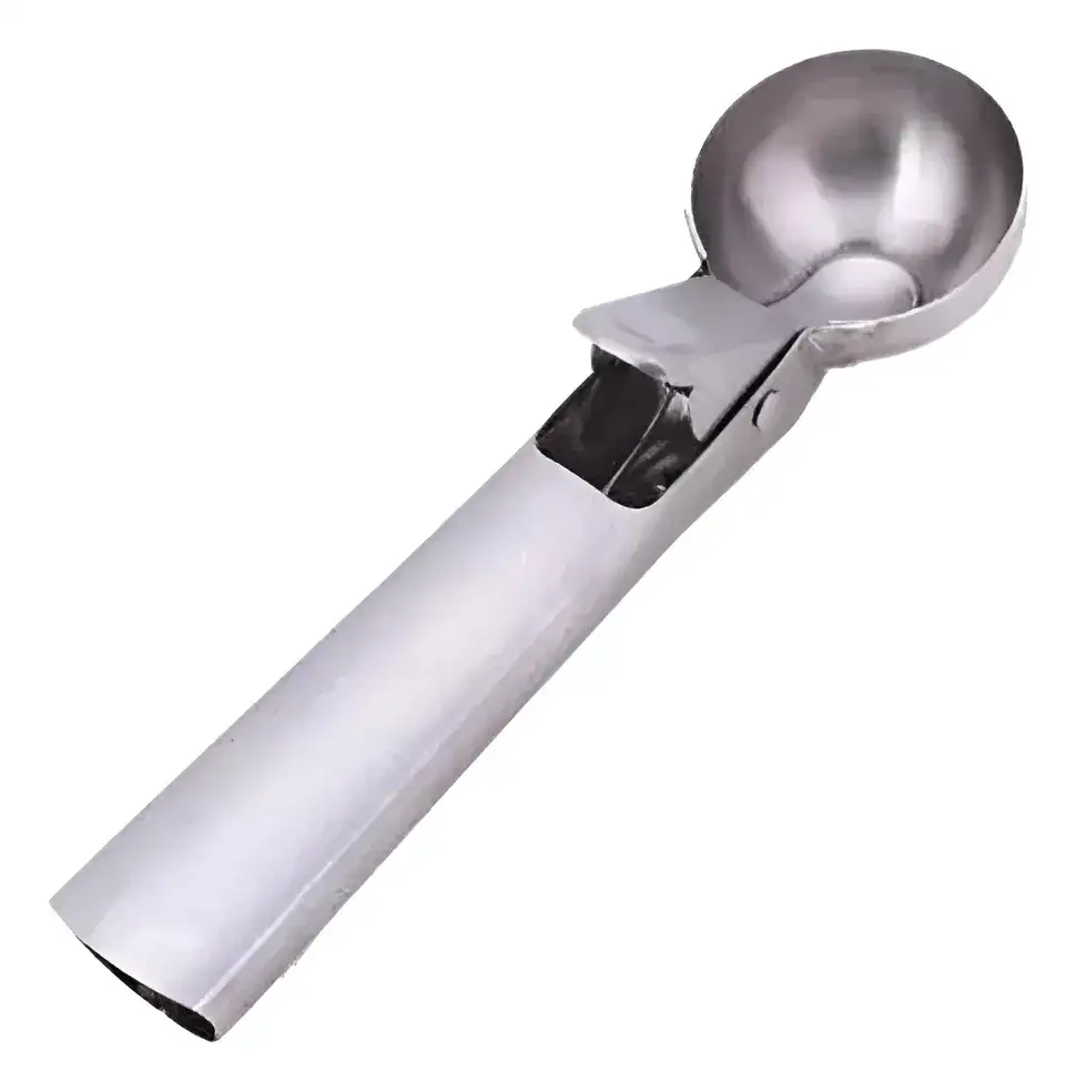 Cuchara Para Helado 100% Acero Con Eyector