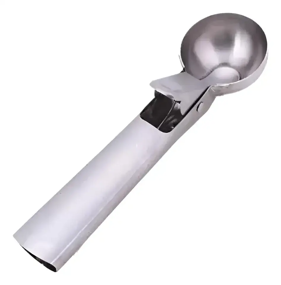 Cuchara Para Helado 100% Acero Con Eyector