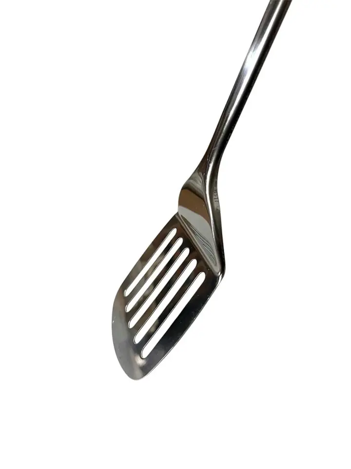Espátula Ranurada 33.5cm - 100% Acero Inox
