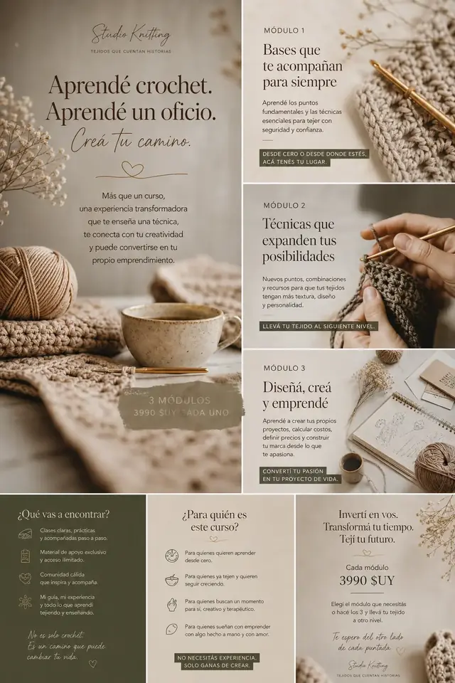 CURSO CROCHET DESDE CERO