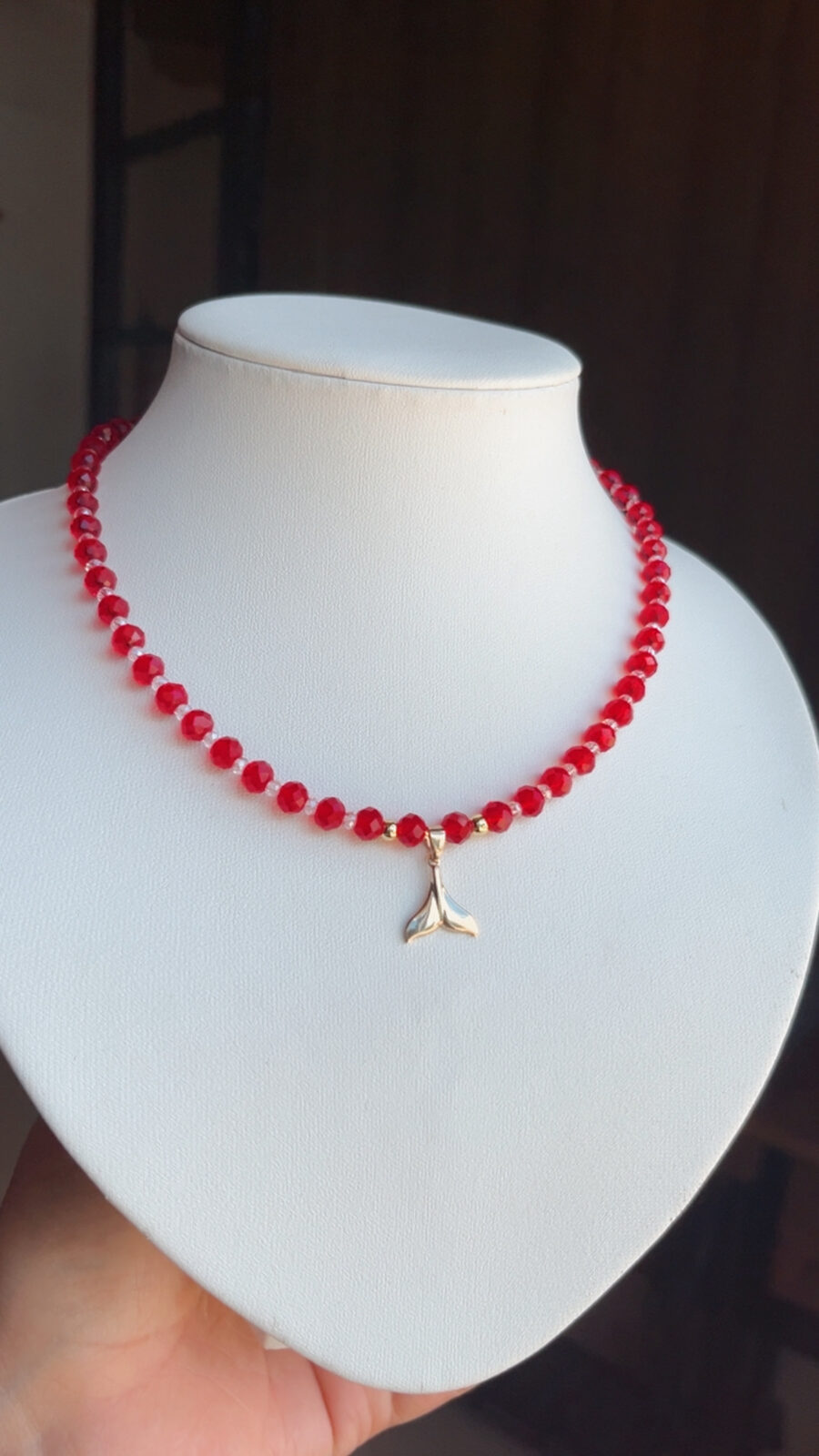 COLLAR IRISA ROJO