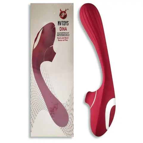 2 en 1 — Succionador de Clítoris + Vibrador Punto G | 26 × 4,8 × 4,7 cm | ✦ PRIVÉ