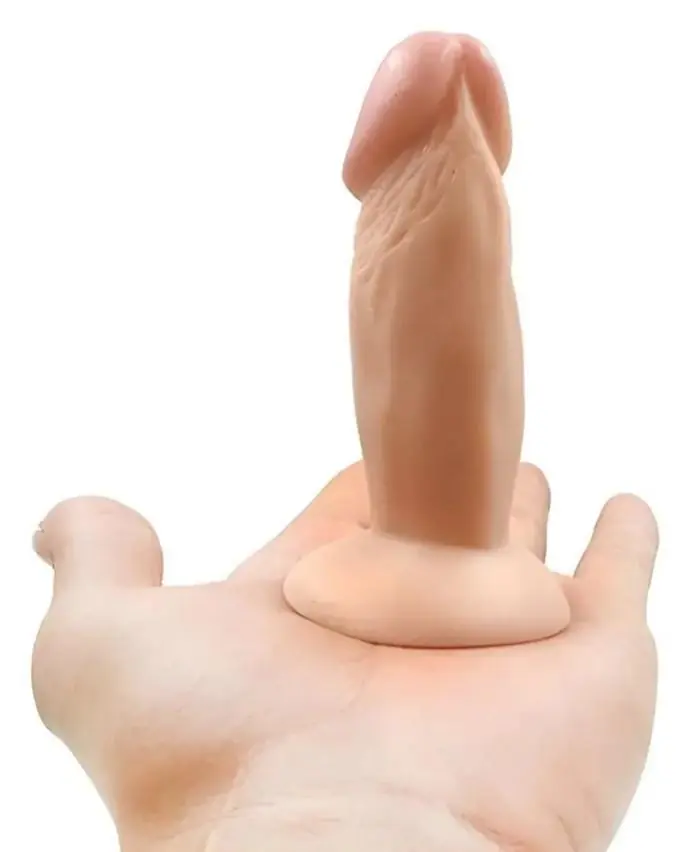 Mini Dildo Realista con Ventosa — 10 cm