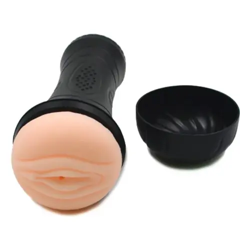 Titan — Masturbador Masculino Vibrador con Carcasa Rígida