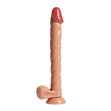 Trueno XXL — Dildo Texturizado con Ventosa | 30,5 × 4,2 cm