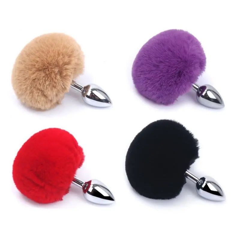 Bunny Plug — Plug Anal con Pompón | 12 × 7 × 7 cm