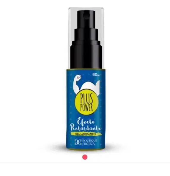 Plus Power — Gel Retardante Masculino Base Agua | 60 ml