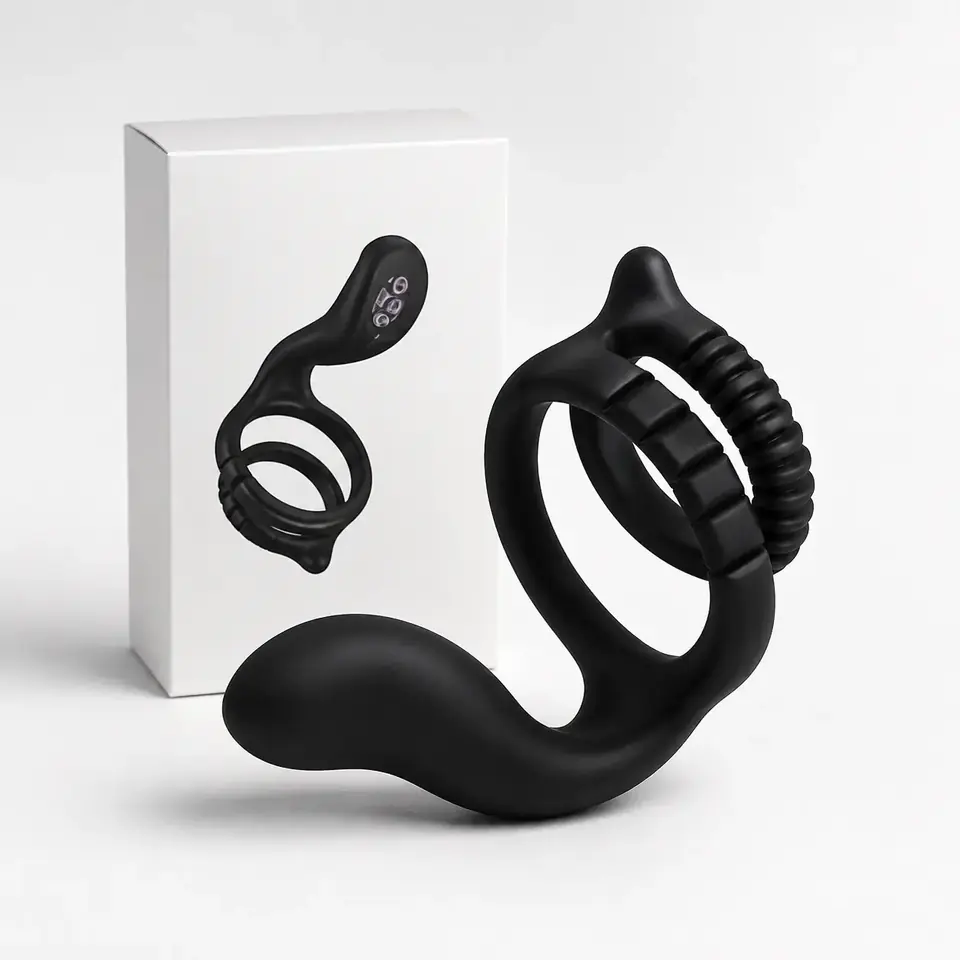 Snake — Anillo Vibrador con 10 Frecuencias | 11 × 5 × 3 cm