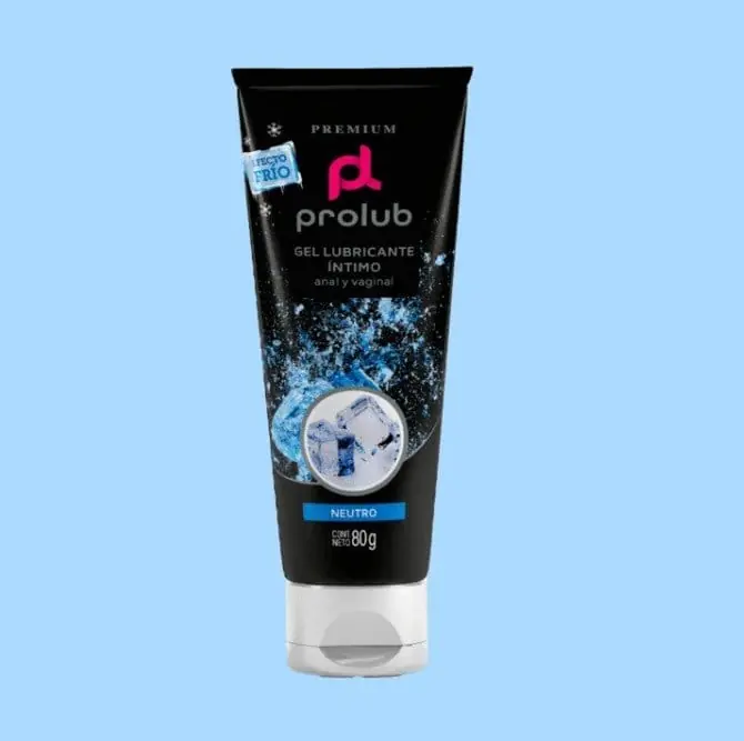 Gel Efecto Frío — Lubricante Anal y Vaginal Base Agua | 80 g