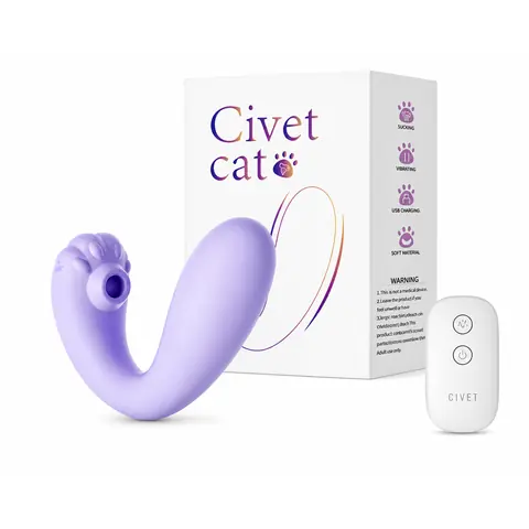 Tu Gatita — Vibrador con Succionador y Control Remoto | 15,6 × 3,4 cm