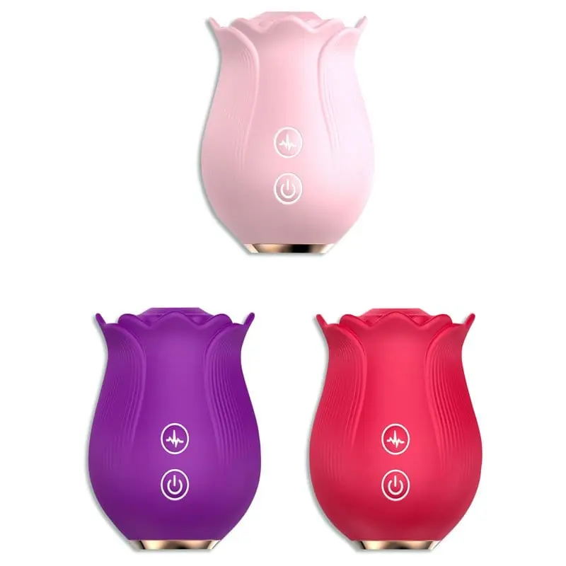 Rose Vibe — Succionador de Clítoris con 12 Modos | 5,8 × 7,6 cm
