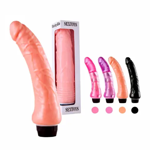 Juan Pérez Vibrador — Dildo Realista con 10 Modos de Vibración y USB | 22,5 × 5 cm