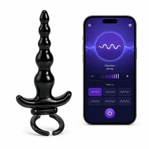 Strong — Plug Anal con Anillo y Control por Aplicación | 20,9 × 13,1 × 4,8 cm