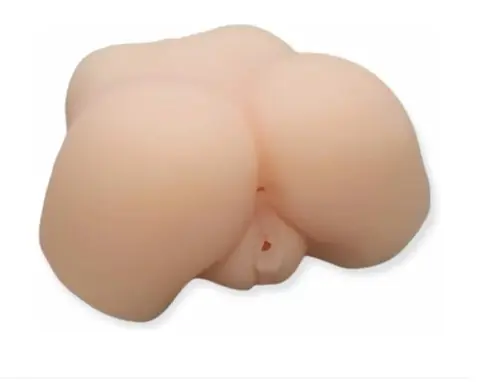 Torso Realista 3D — Masturbador Doble Entrada Anal + Vaginal | 20 × 19 × 10 cm