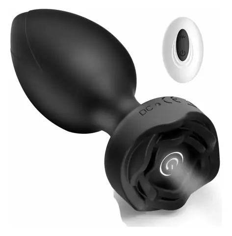 Rose Plug — Plug Anal Vibrador con Control Remoto Inalámbrico