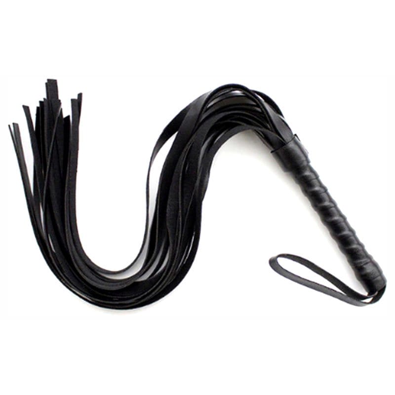 Látigo Sensual — Látigo BDSM de Cuero Sintético | 45 cm