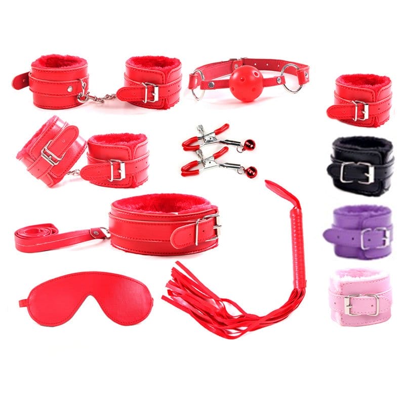 BDSM Rojo Furioso — Kit BDSM Completo para Parejas | ✦ PRIVÉ