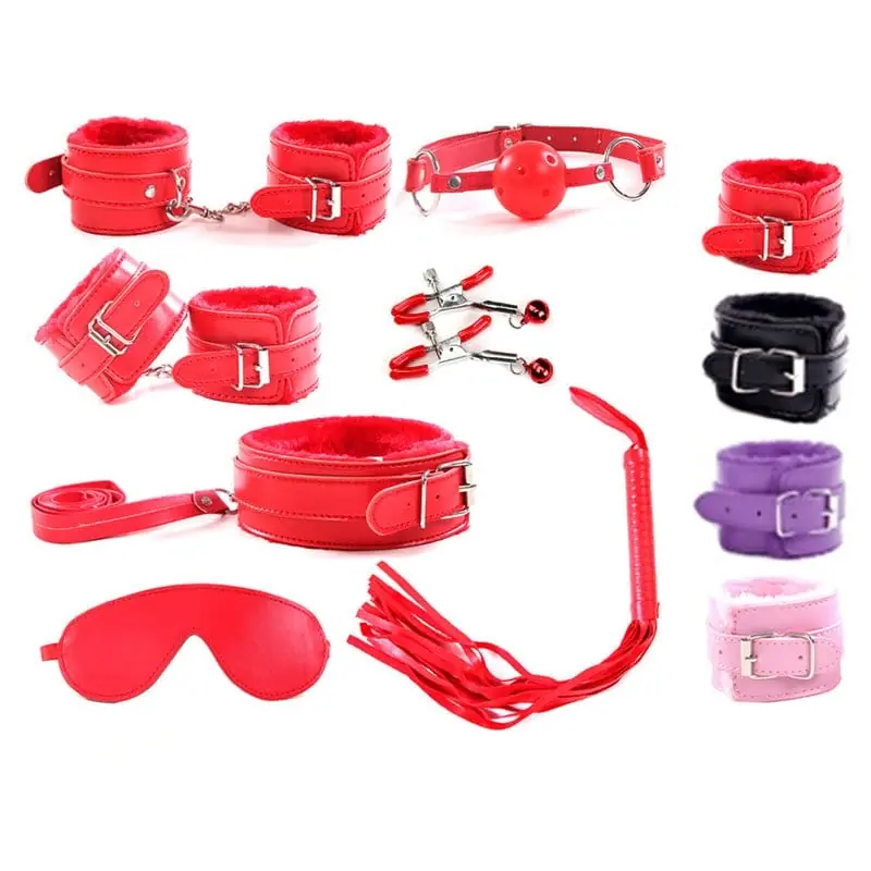 BDSM Rojo Furioso — Kit BDSM Completo para Parejas | ✦ PRIVÉ