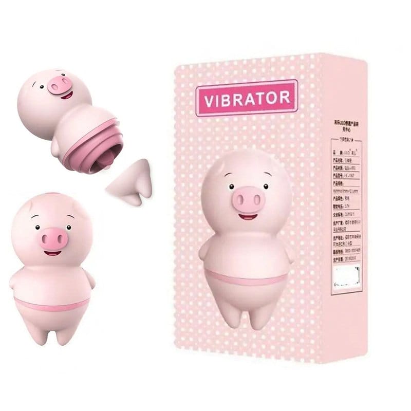 Oh My Piggy — Estimulador de Clítoris con Lengua de Silicona | 8,1 × 4,6 cm