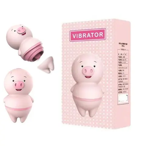 Oh My Piggy — Estimulador de Clítoris con Lengua de Silicona | 8,1 × 4,6 cm
