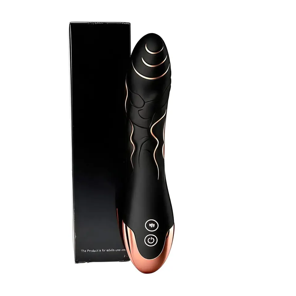 Vibrador Punto G Discreto — 10 Modos de Vibración | USB | 19,5 × 3,5 cm