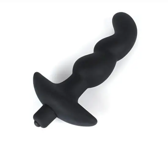 Curve Anal — Vibrador Anal con Esferas Progresivas | 15 × 3,5 cm