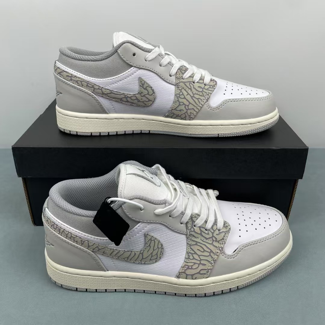 Air Jordan 1 LOW (AJ1) GREY - Basketball Shoes