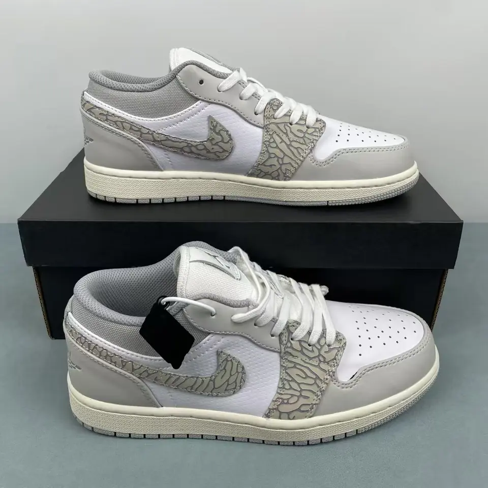 Air Jordan 1 LOW (AJ1) GREY - Basketball Shoes