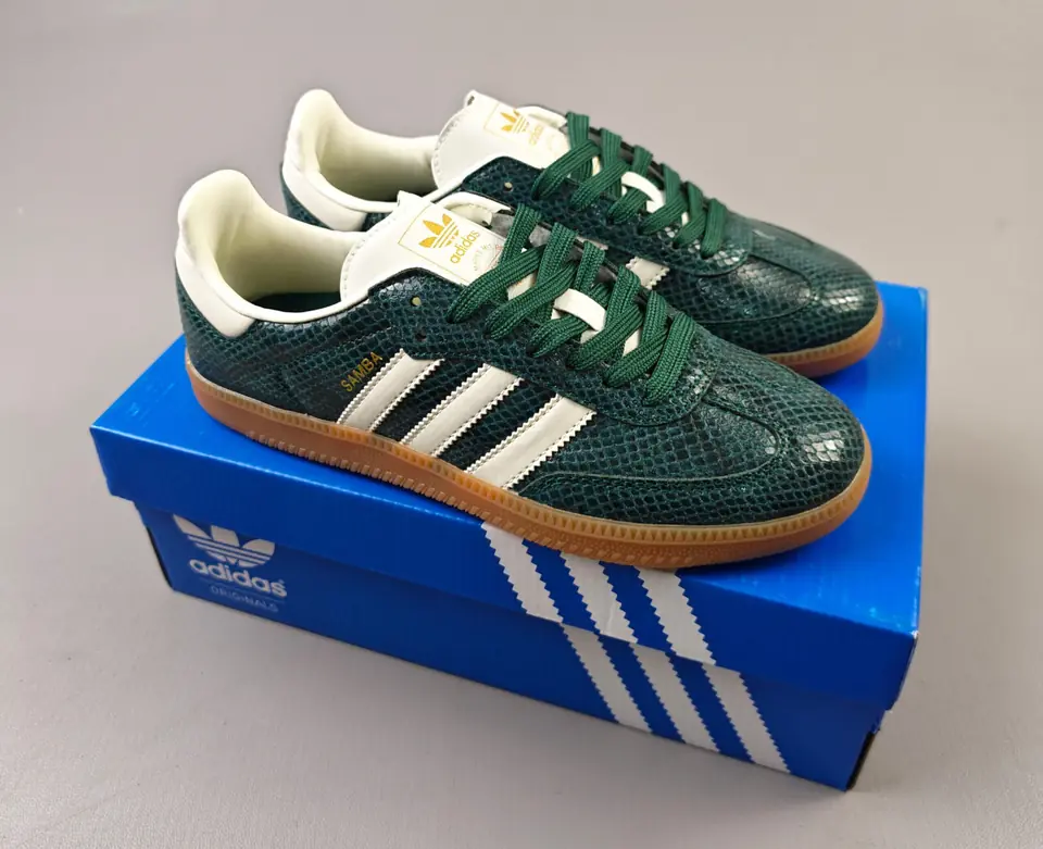 Adidas Samba OG - Snakeskin Collegiate Green Verde