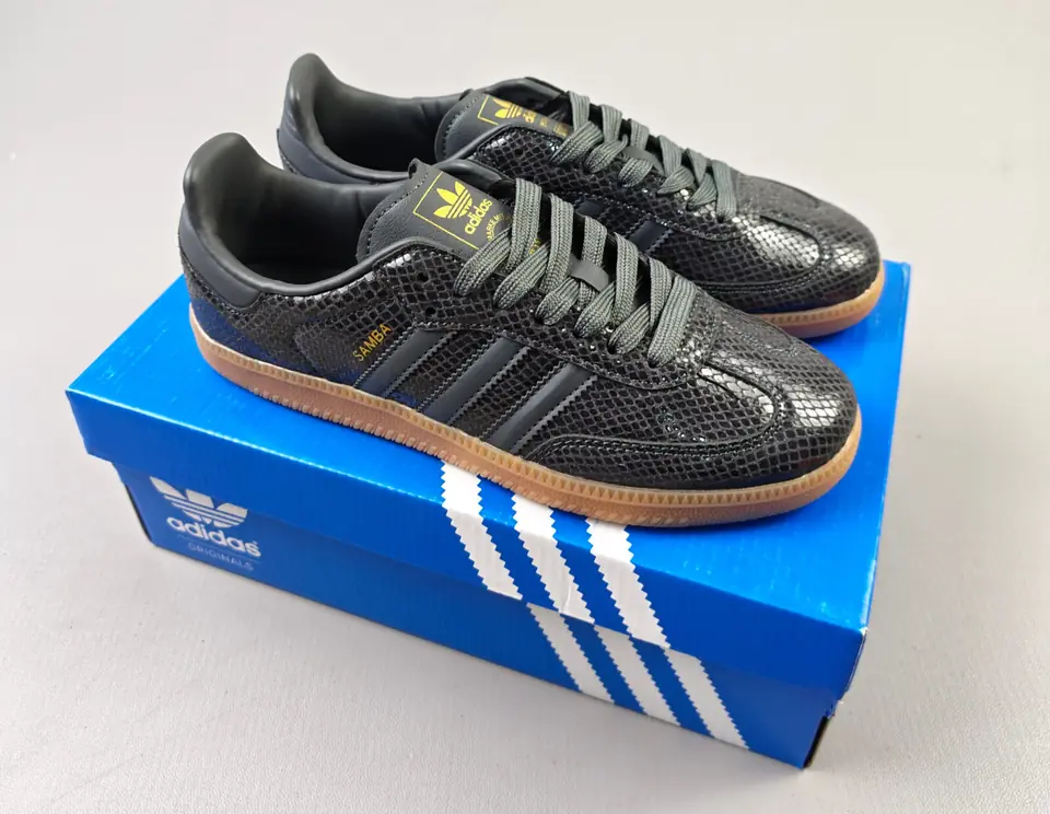 Adidas Samba OG – Snakeskin Collegiate 'Core Black'