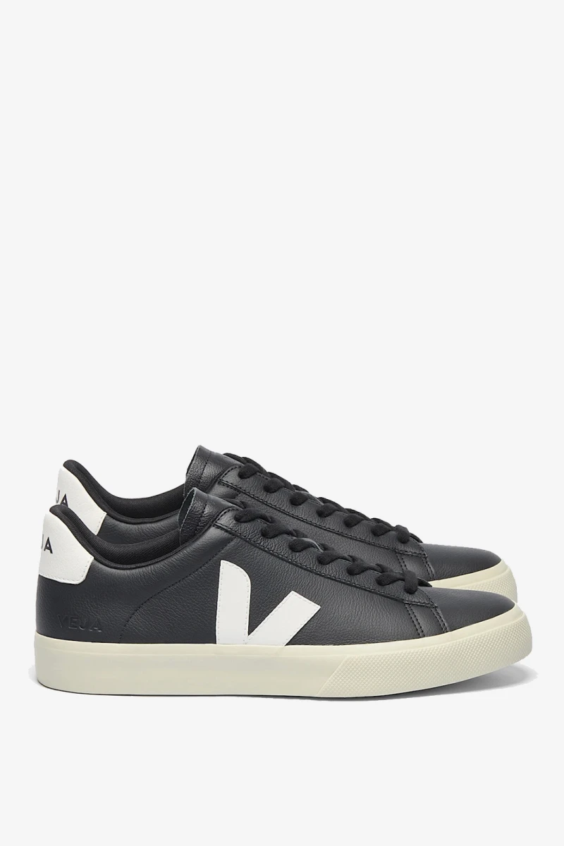 VEJA CAMPO LEATHER NEGRO